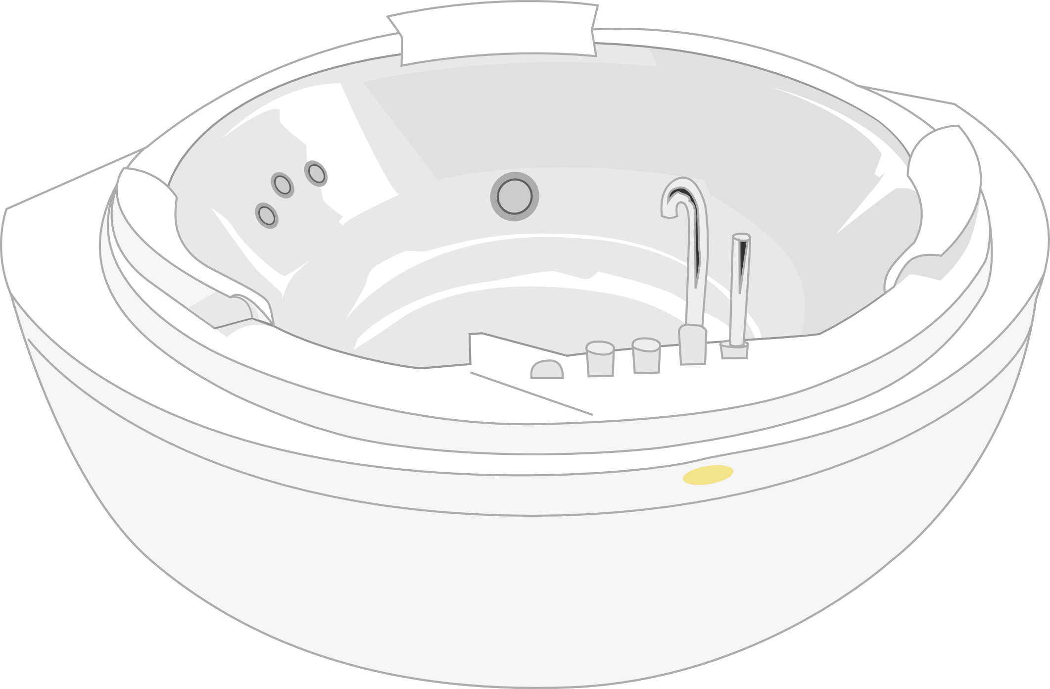 Free Jacuzzi Clip Art - Living Room (2122x1392)