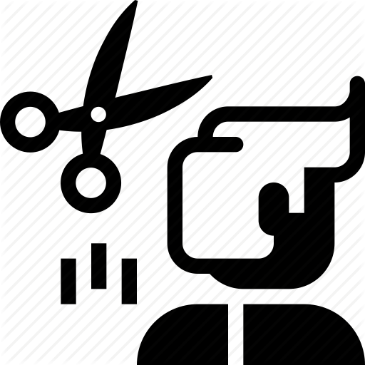 Haircut Clipart Scissors - Haircut Scissors (512x512)