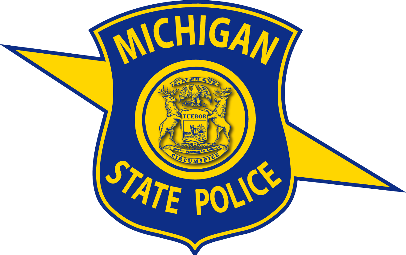 Pin Police Badge Clipart Png - Michigan State Police Logo (1316x827)