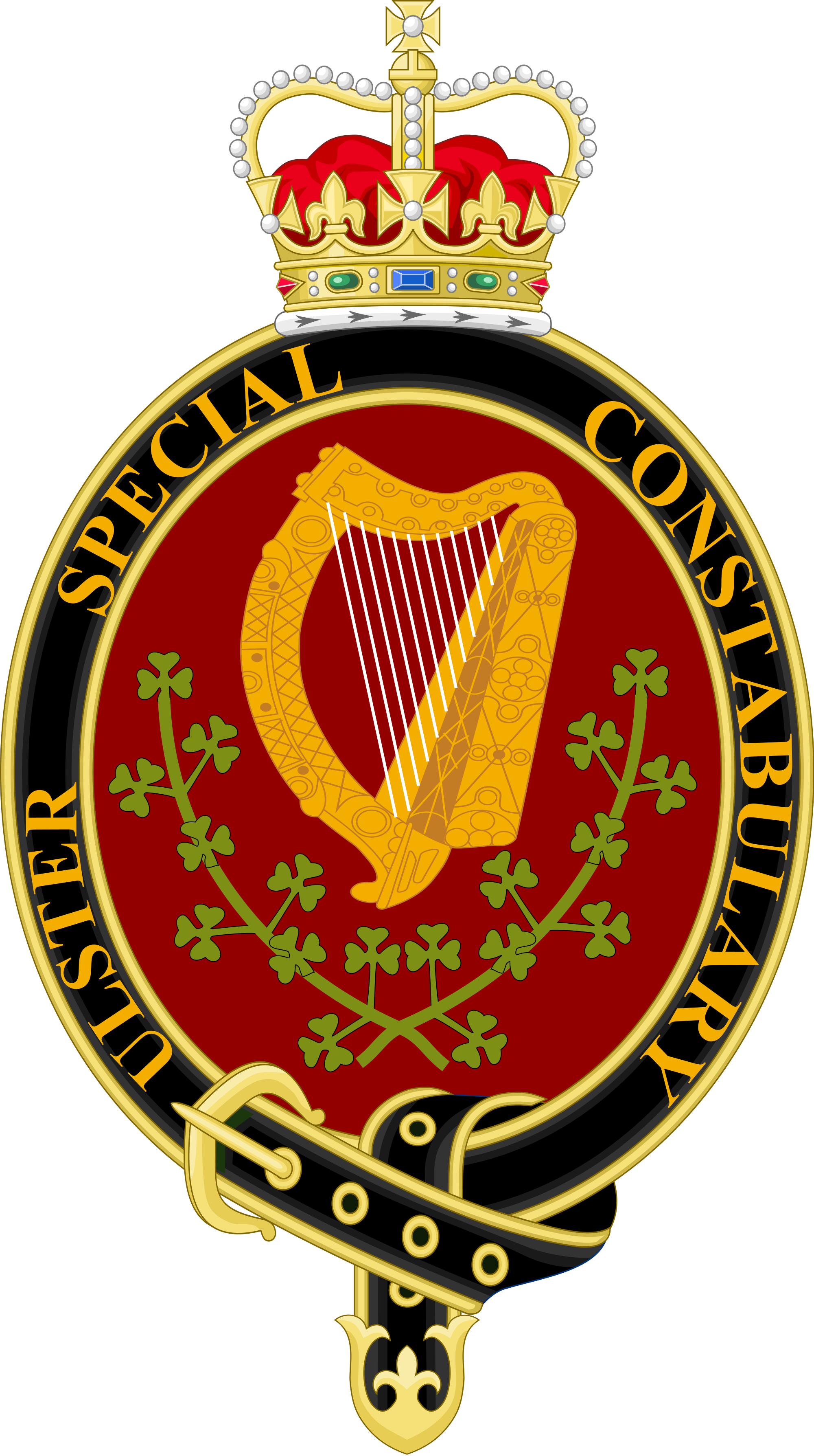 Police Badge Clipart 14, - Royal Coat Of Arms (2000x3575)