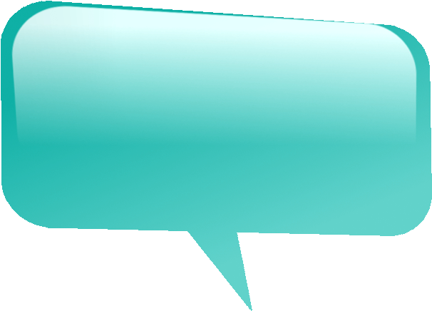 Speech Bubble - Blue Square Speech Bubble (613x440)