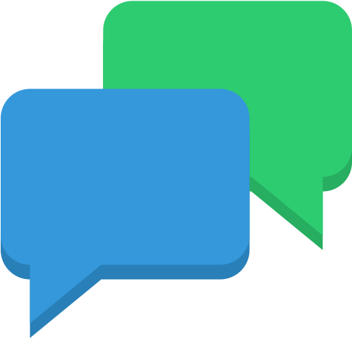 Speech Bubble Clip Art At Clker - Forum Icon Flat (512x512)