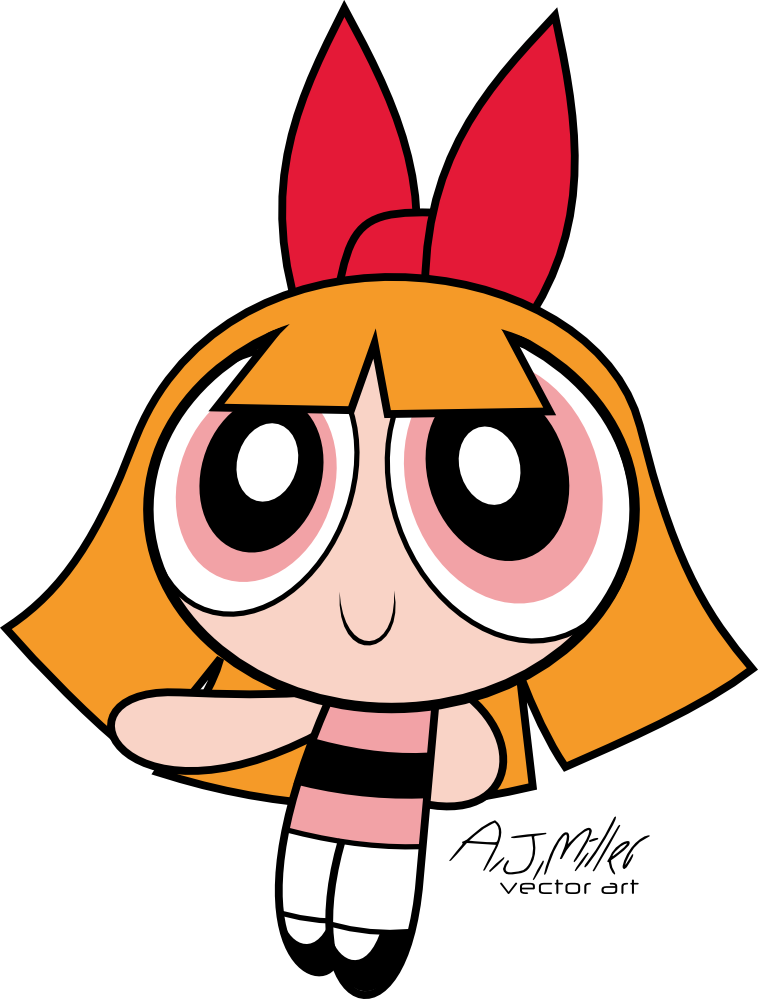 Blossom's Haircut By Ajtheppgfan - Powerpuff Girls Blossom Swimsuit (758x999)