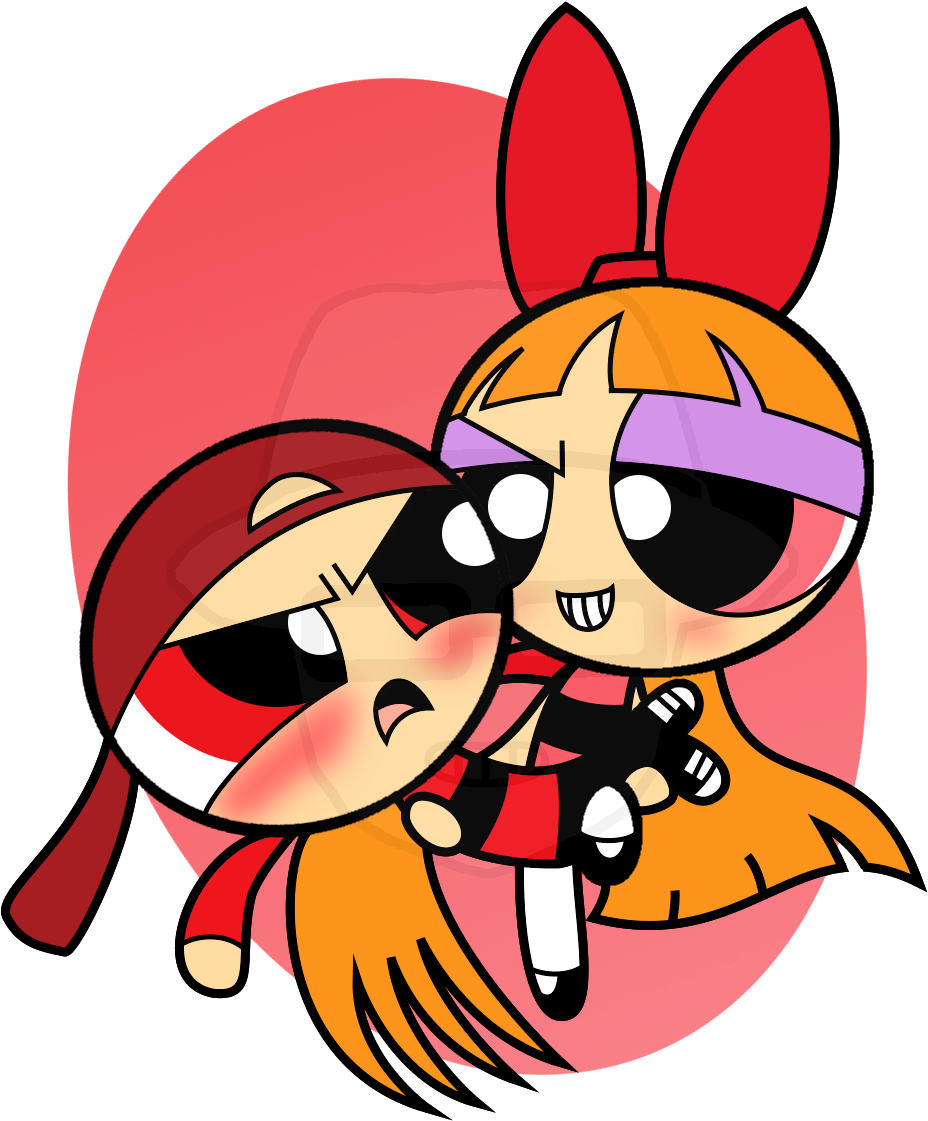 Blossick 6 - Powerpuff Girls Vs Rowdyruff Boys Kiss (973x1135)
