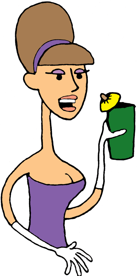 Clipart Of People Drinking - Beverages (472x950)