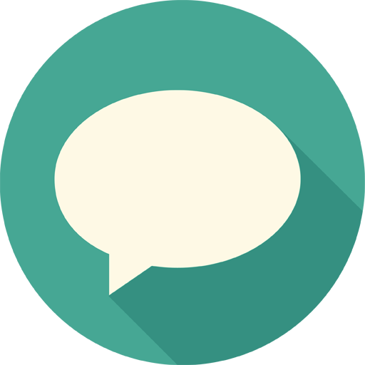 Bubble, Chat, Message, Text Icon - Portrait Of A Man (512x512)