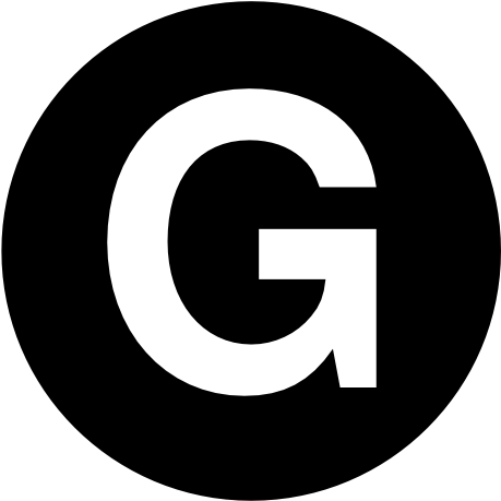 White Letter G Clip Art At Clker - Visibility Icon Png (800x800)
