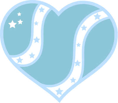 Love Hearts - Blue Heart Happy Birthday (401x352)