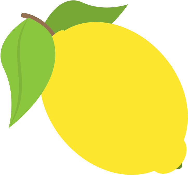 Lemon Tree Cliparts 22, - Lemon (2000x2000)