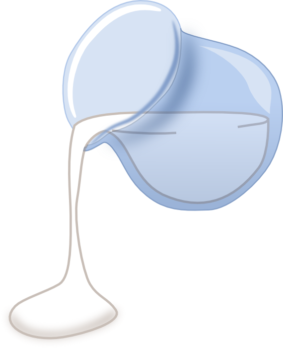 Pitcher Clip Art - นม Png (570x701)