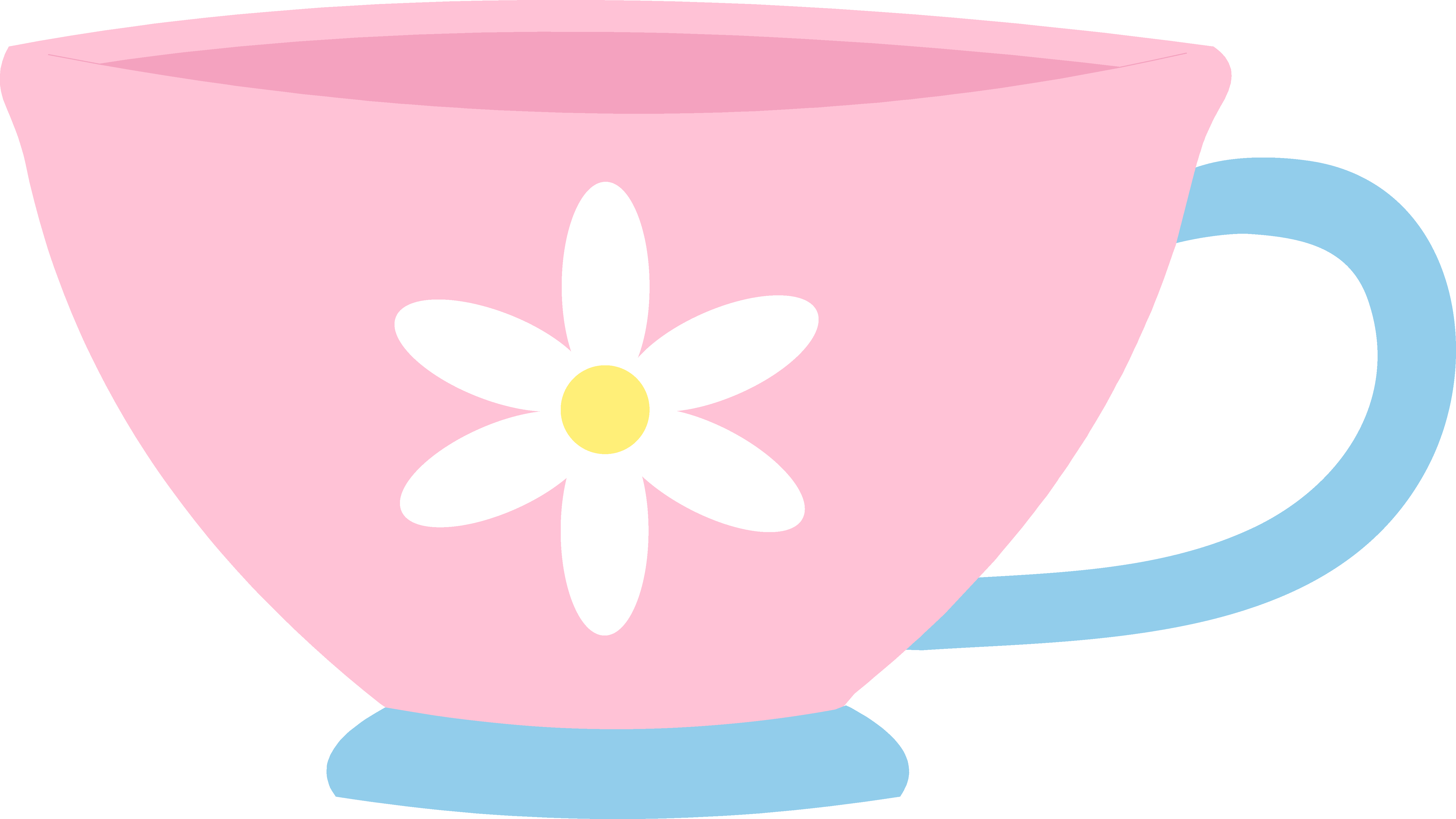 Tea Cup Clipart Transparent - Clipart Teacups (5886x3311)