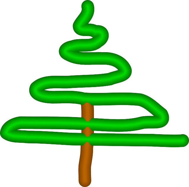 Cartoon, Christmas, Holiday, Baum - Christmas Tree Clip Art (640x634)