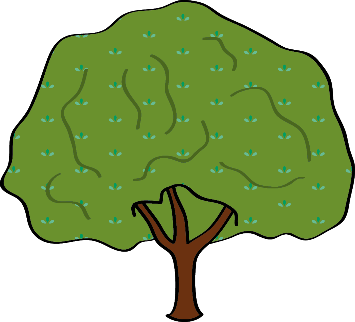 Ein Großer Grüner Baum - Ein Großer Grüner Baum (1400x1271)