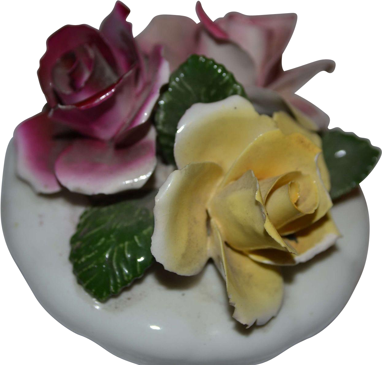 Vintage Chorley English Bone China Rose Flowers Figurine - Vintage Chorley English Bone China Rose Flowers Figurine (1250x1250)