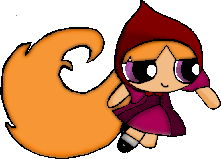 Blossom, Little Red Riding Hood - Cartoon (866x600)