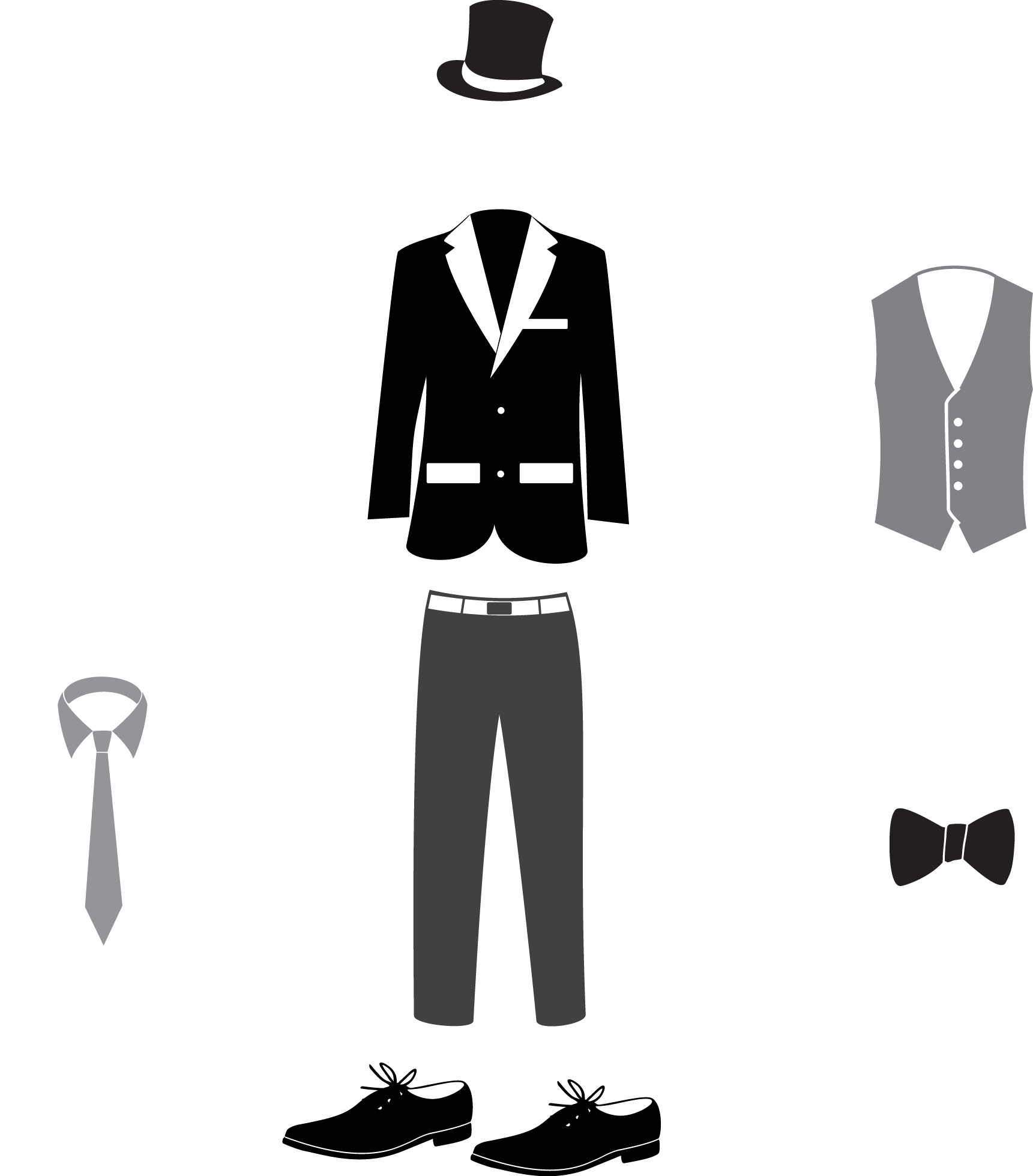 Suit Formal Wear Clothing Clip Art - Illustration (1721x1959)
