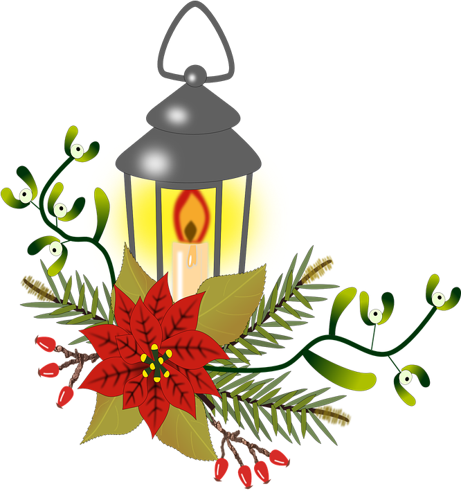 Christmas Day Clipart 22, - Flores De Navidad Png (665x720)