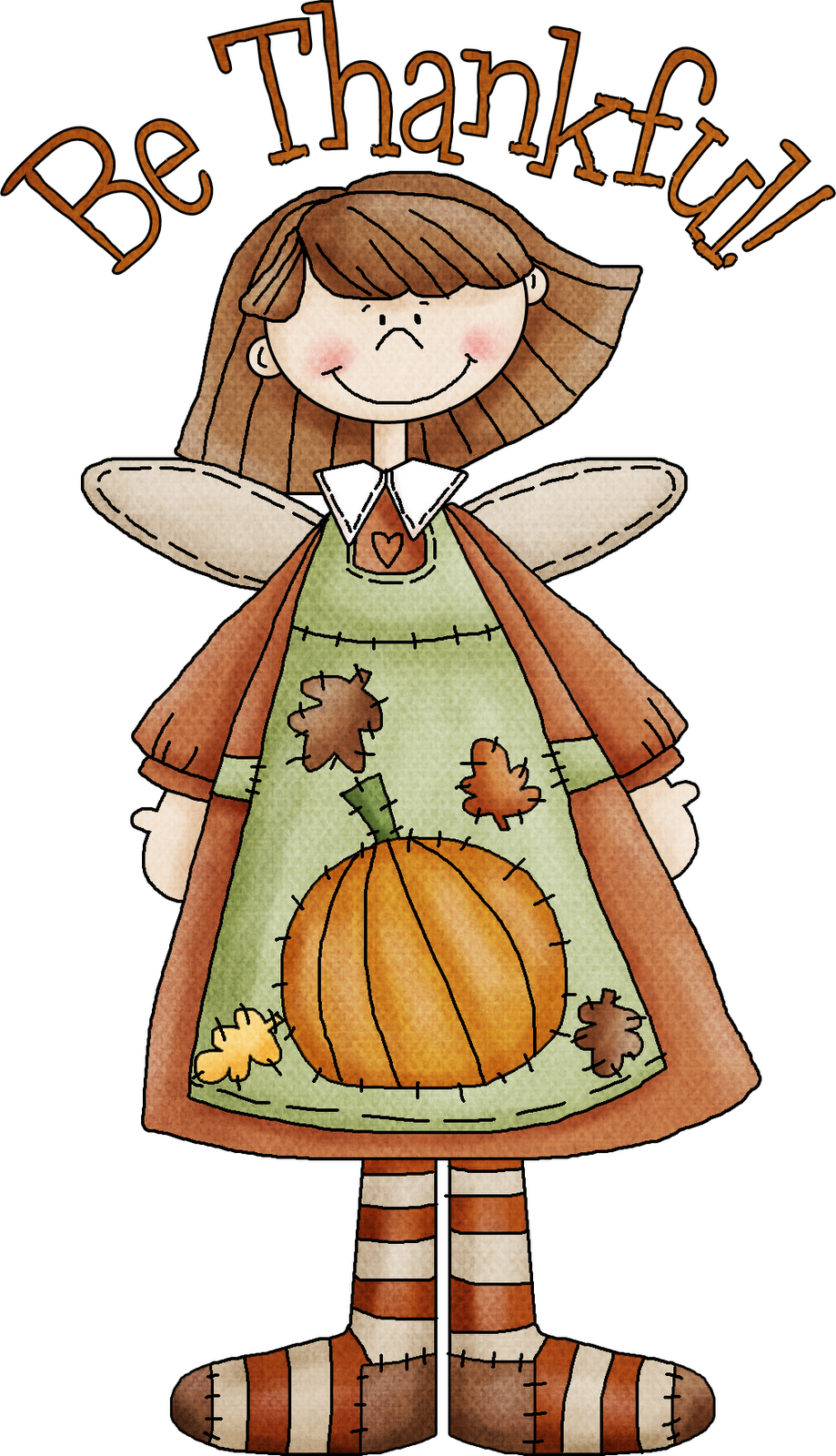 Sweet Bee Buzzings - Thankful Clip Art (919x1600)