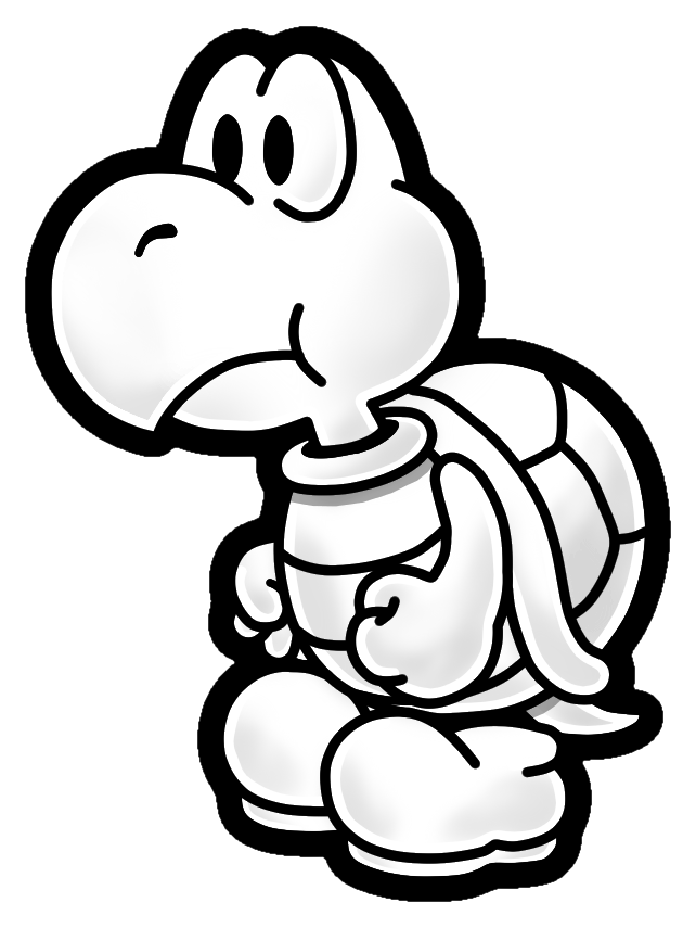 46, April 19, 2015 - Draw Koopa Troopa From Paper Mario Step (642x855)