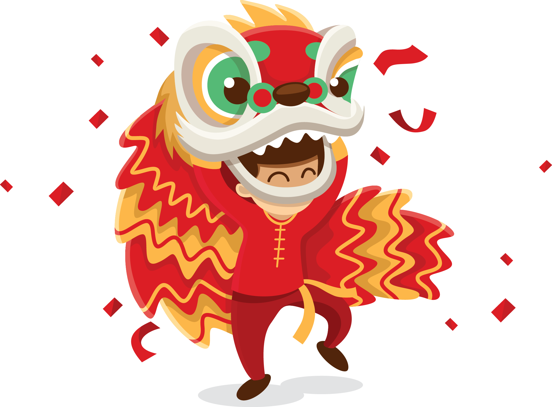 Chinese New Year Firecracker - Chinese New Year Png Dragon (2230x1645)