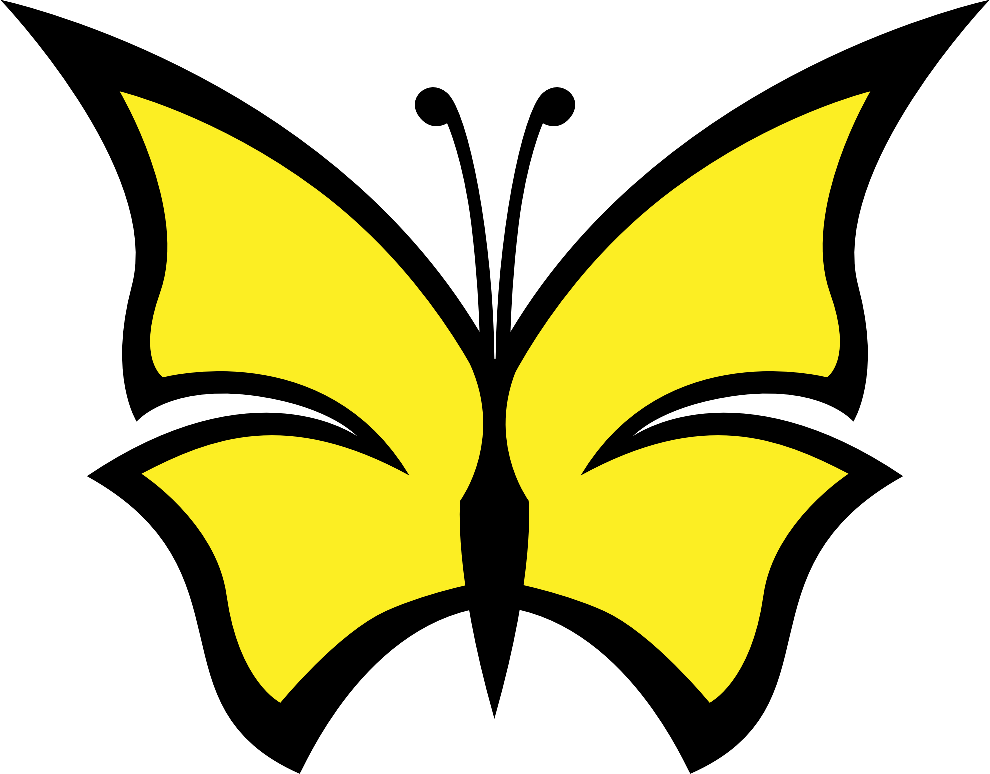 Abstract Butterfly Lemmling 1979px 133 - Outline Pics Of Butterfly (1979x1548)