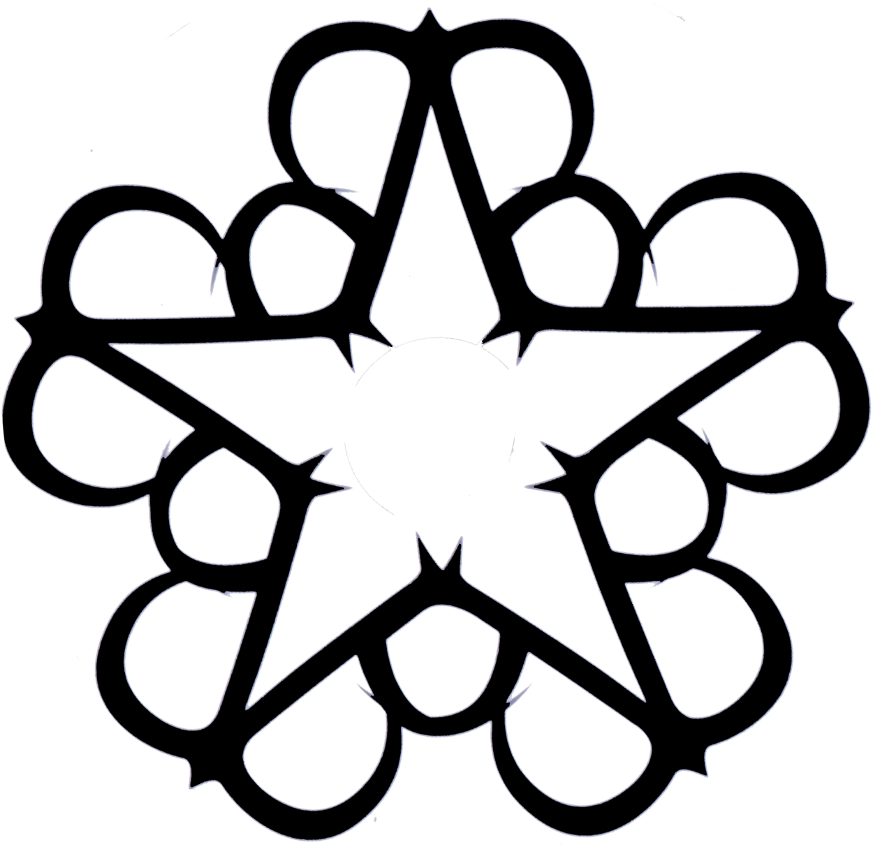 Black Veil Brides Star Logo - Logo Black Veil Brides (1294x1241)