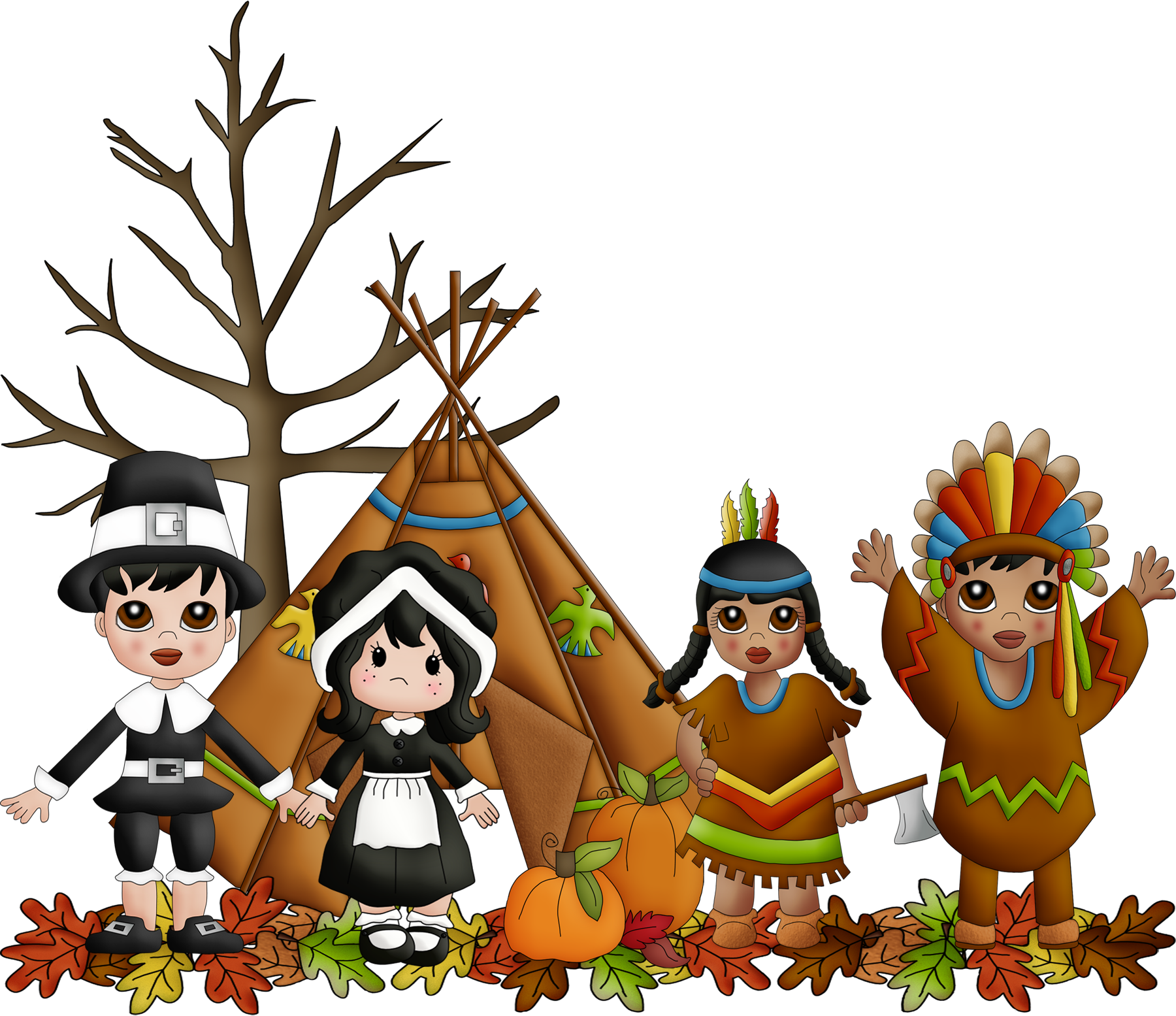 Pilgrim Clipart Png (1800x1555)