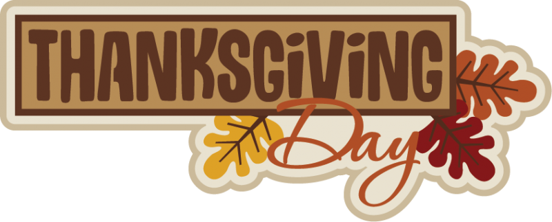 Thanksgiving Day Svg Scrapbook Title Thanksgiving Svg - Thanksgiving Day Logo Png (800x323)