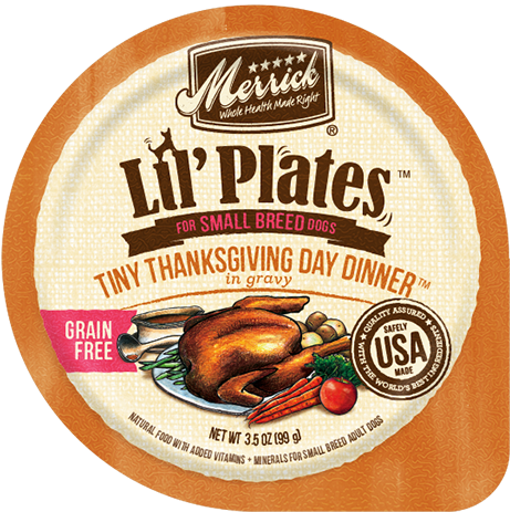 Merrick Lil' Plates Grain Free Tiny Thanksgiving Day - Merrick Lil Plates (650x748)