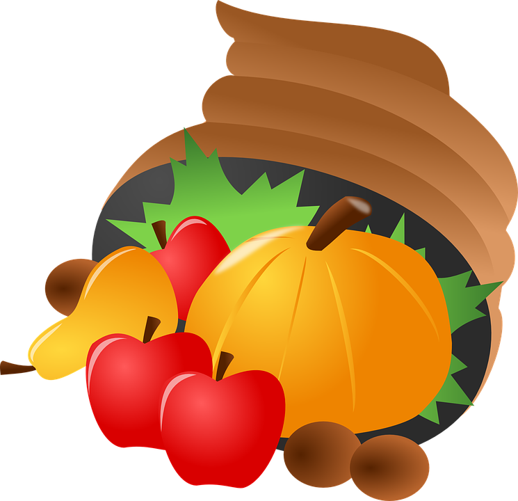 Thanksgiving Day Clipart 7, - Recipe Book, A Blank Recipe Book To Write In, Holiday (745x720)