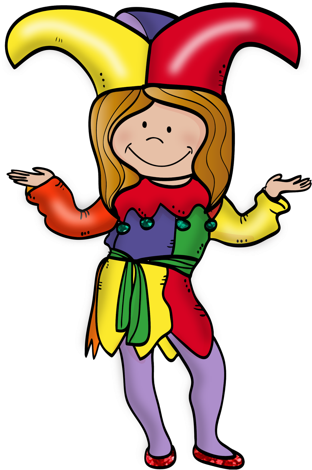 April Fool's Day Readers Color And Black And White - Happy Easter & April Fools Day (1095x1600)