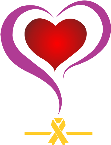 Purple Heart & Cancer Care Children Foundation - Heart Cancer (765x765)