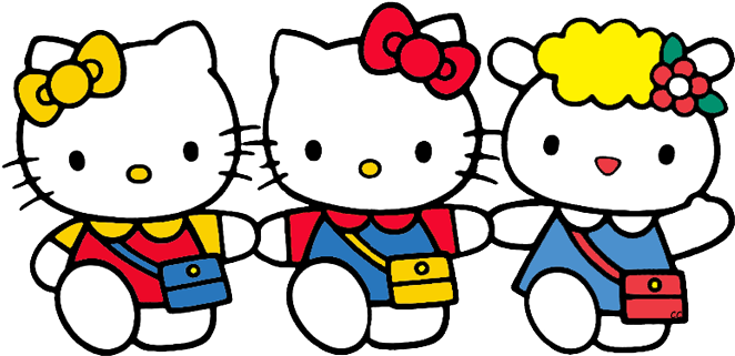 Jodie Hello Kitty, Mimmy White, - Hello Kitty And Fifi (680x324)