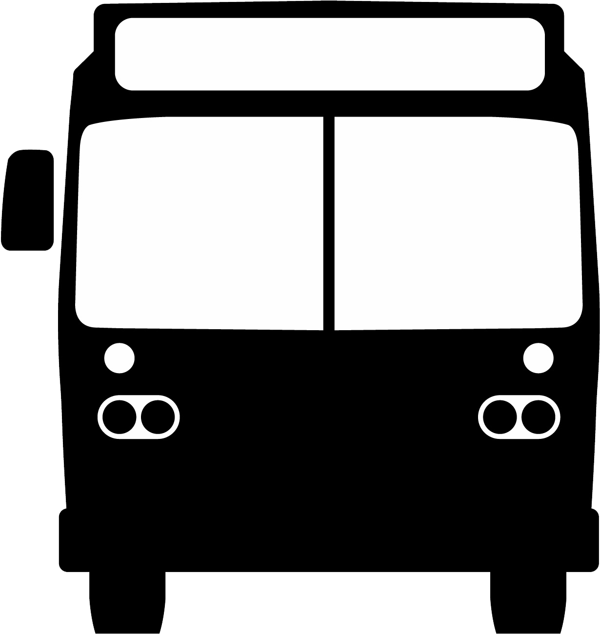 Download High Resolution Version For Print - Graphic Image Of Bus (1341x1409)