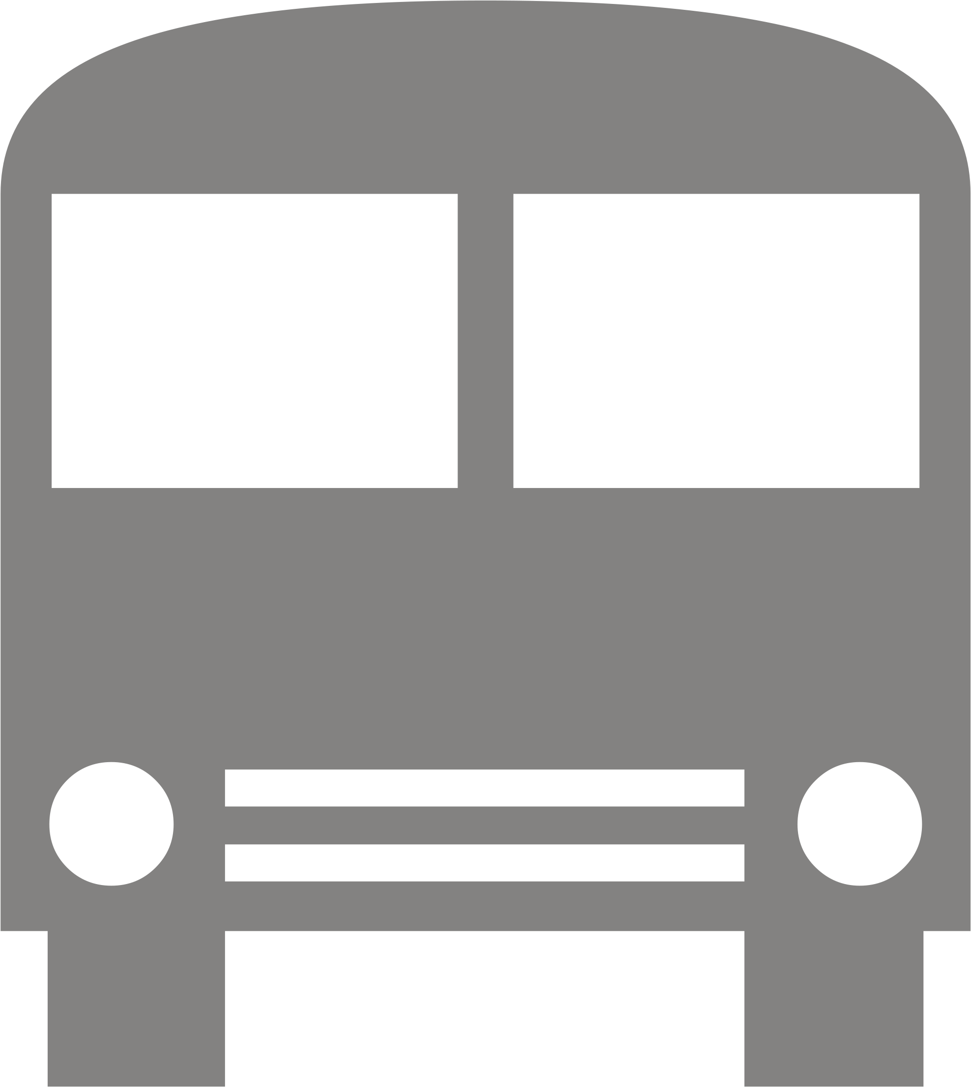 Open - White Bus Silhouette (2000x2239)