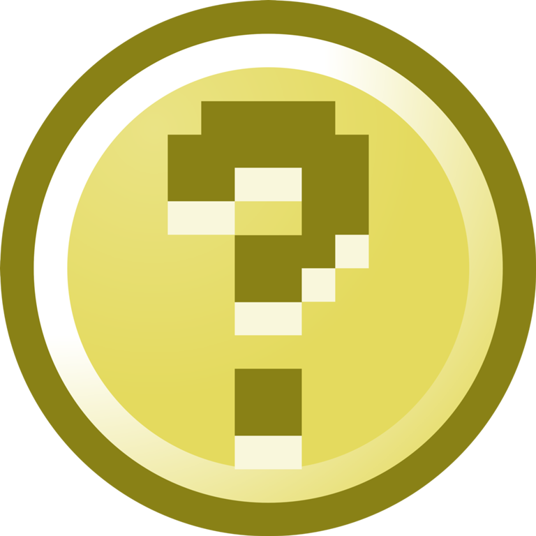 12 Free Vector Illustration Of A Question - Question Mark Icon Pixel (768x768)