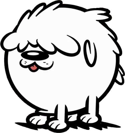 59, May 28, 2017 - Dog From The Loud House (519x556)