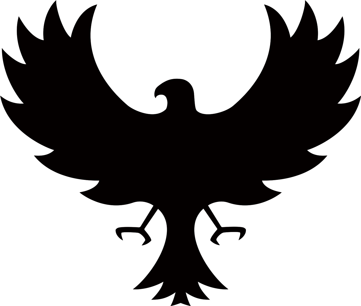 Download Falcon Png Image For Designing Use - Black Falcon Png (1024x873)