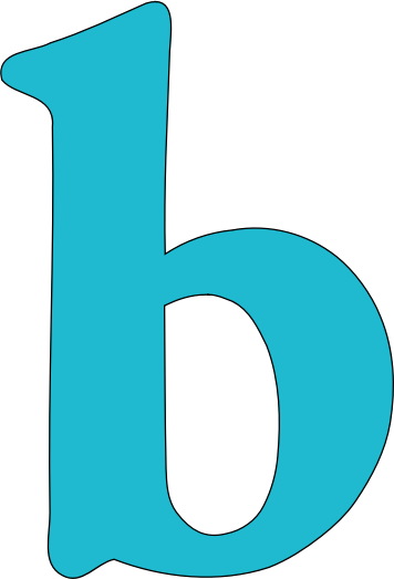 Medium Image - Lowercase B (356x523)