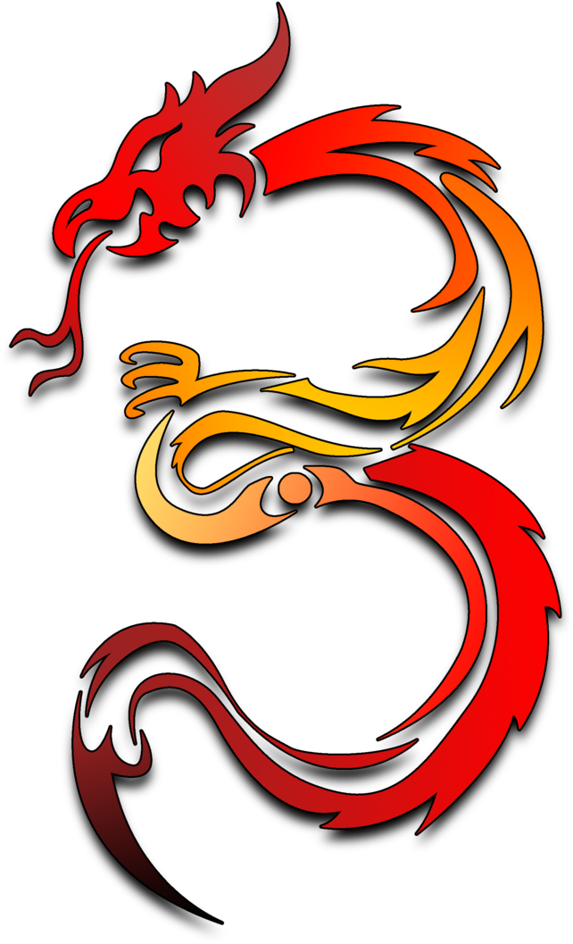 B Dragon By B Rox U - B Letter Design In Dragon (727x1100)