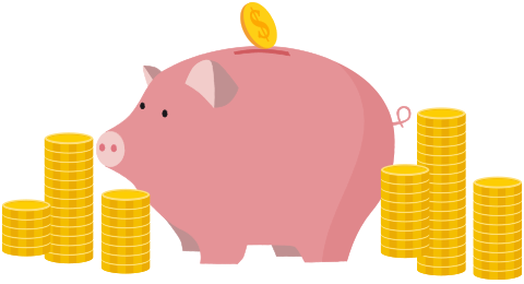 An Illustration Of A Piggy Bank - Canadian Imperial Bank Of Commerce (480x260)