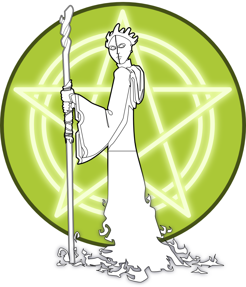 Wizard Black White Hoglah Croesus Halloween 999px 573 - Coloring Book (999x1162)