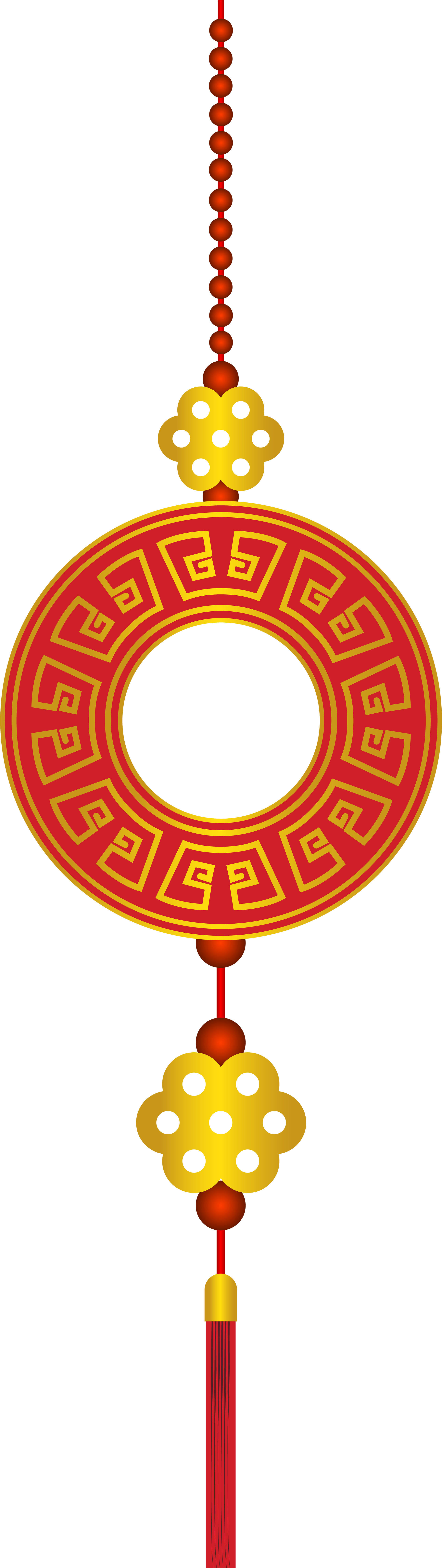 Chinese New Year Decor Png Clip Art - Adornos Chinos Png (2379x8000)