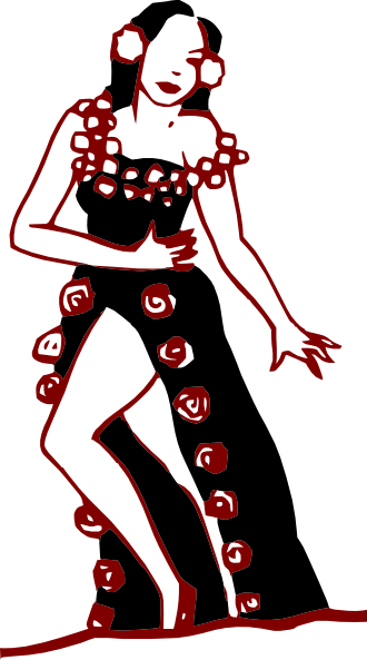 Flamenco Spanish Dancer Clip Art At Clker - Spanische Tänze Transparent (330x593)