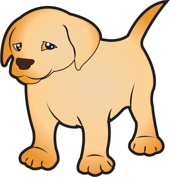 Dulhan Clipart Of Puppy, Miracle And 3 Animal - Clip Art (550x575)