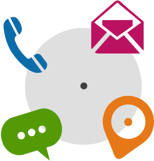 Need Assistance - Phone And Email Icons Vector (400x400)