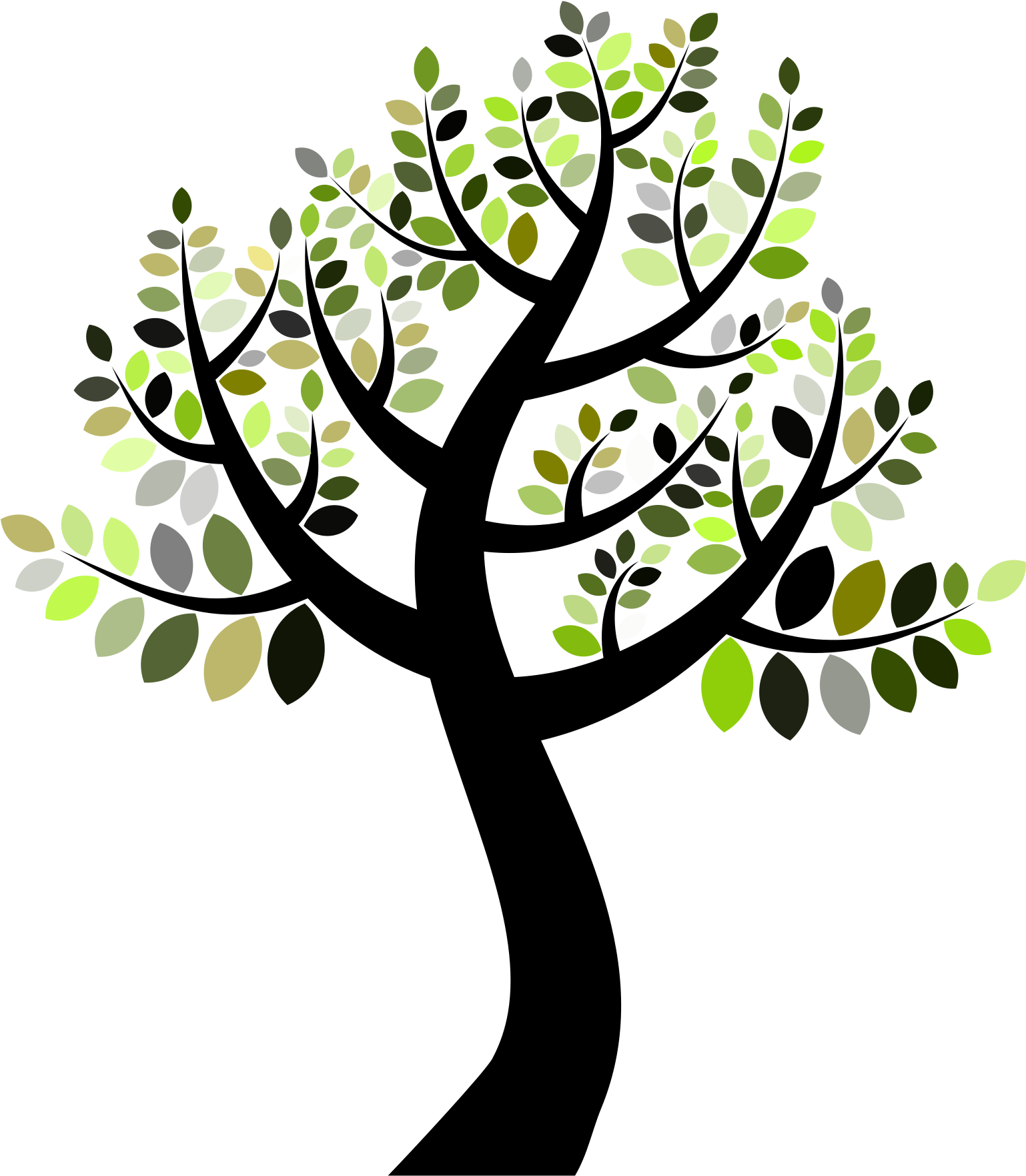 This Free Icons Png Design Of A Simple Tree - Simple Tree (1697x2400)