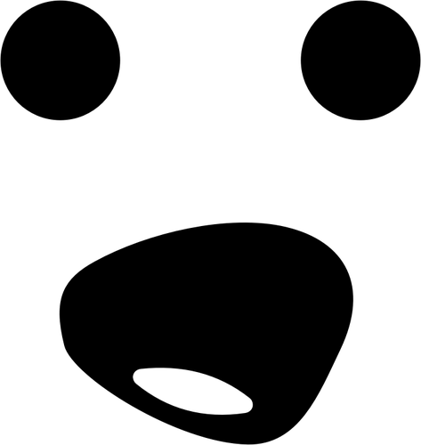 Emoji Silhouette Image Public Domain Vectors - Emoji Vetorizada Png (473x500)