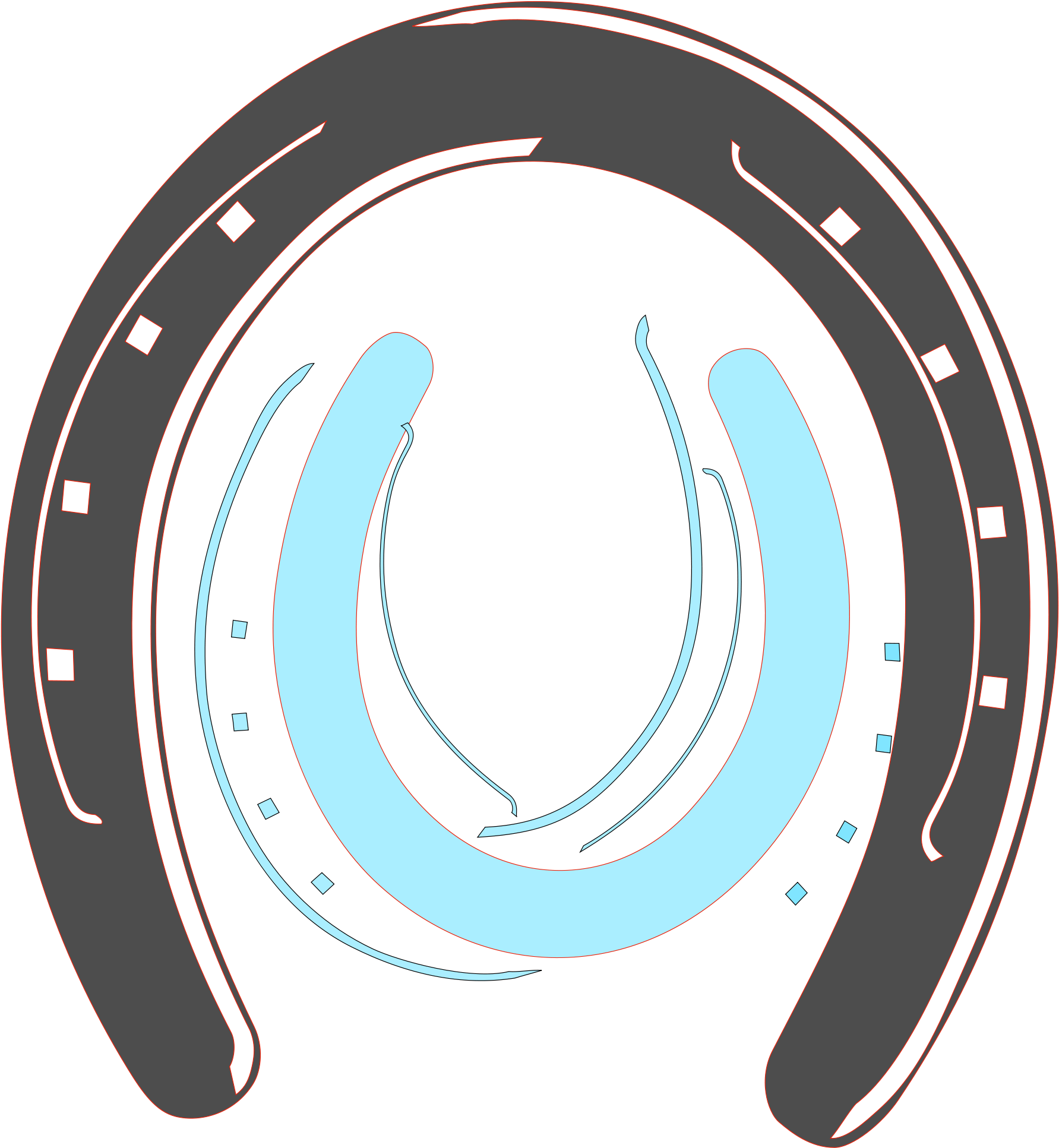 Horseshoe Horse Shoe Luck Png Image - Ferradura De Cavalo Em Png Sem Fundo (2234x2400)