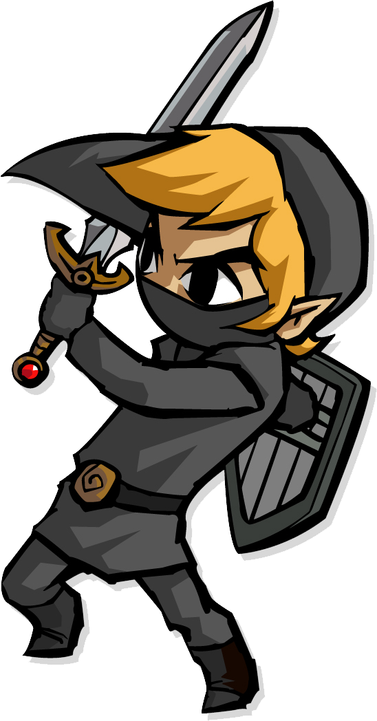Link Ninja By Cetanu12 - Legend Of Zelda: The Wind Waker (548x1048)